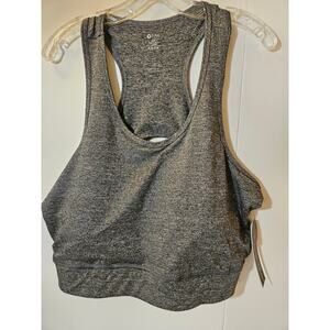 Rag Plus Charcoal Gray sports workout bra - size 3X - NWT